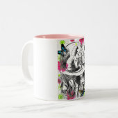 Alice im Wunderland Zweifarbige Tasse (Vorderseite Links)