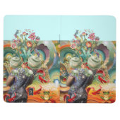 Alice im Wunderlandcollage Taschennotizbuch (Vorderseite)