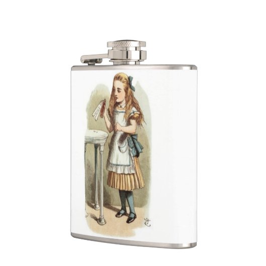 Alice im Wunderlandflasche Flachmann (Links)