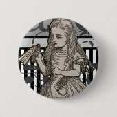 Alice im WunderlandGrunge Button (Vorderseite)