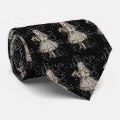 Alice im WunderlandGrunge Krawatte (Gerollt)