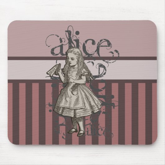 Alice im WunderlandGrunge Mousepad (Vorne)