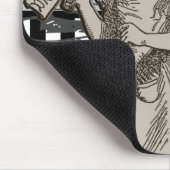 Alice im WunderlandGrunge Mousepad (Ecke)