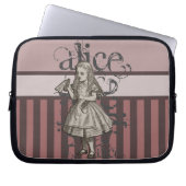 Alice im WunderlandGrunge (Rosa) Laptopschutzhülle (Vorderseite)
