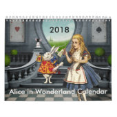 Alice im Wunderlandkalender 2018 Kalender (Titelbild)