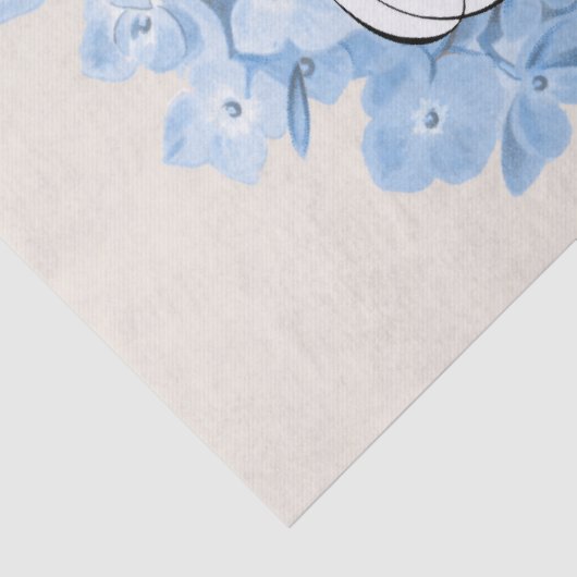 Alice im Wunderlandneugierigerer Hydrangea Seidenpapier (Detail)