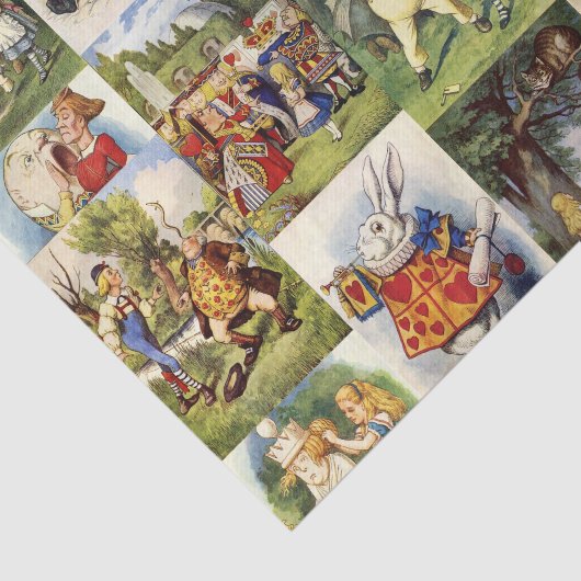Alice im WunderlandSeidenpapier Seidenpapier (Ausschnitt)