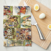 Alice im Wunderlandtuch Handtuch (Viertel Falte)