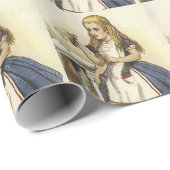 Alice im Wunderlandverpackungspapier 2 Geschenkpapier (Rolleneckpunkt)
