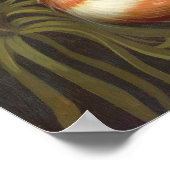 Alice in a Da Vinci Portrait Wunderland Print Poster (Ecke)