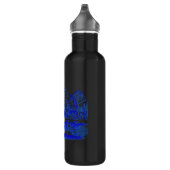 Alice in Blue Edelstahlflasche (Rechts)