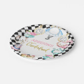 Alice in der Black Diamond Birthday Plate Pappteller (Schrägansicht)