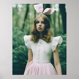 Alice in der Forest Fashion Abgelaufen Film Mode Poster