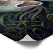 Alice in einem Brueghel Vision ART PRINT Wonderlan Poster (Ecke)