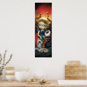 Alice in einem Brueghel Vision ART PRINT Wonderlan Poster (Küche)