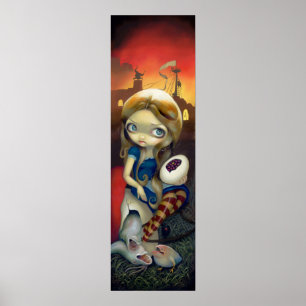 Alice in einem Brueghel Vision ART PRINT Wonderlan Poster