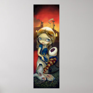 Alice in einem Brueghel Vision ART PRINT Wonderlan Poster