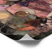 Alice in einem extravaganten Hut Poster (Ecke)