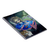 "Alice in Fragonards Schwingen" Notizbuch Notizblock (Rechte Seite)