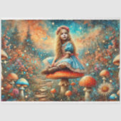 Alice In Mushroom Wonderland Dreamscape Decoupage Seidenpapier (Vorderseite)