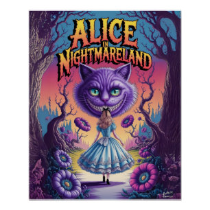 Alice in Nightmareland Dark Fantasy Poster