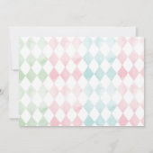 Alice in ONEderland 1. Geburtstag Einladung (Rückseite)