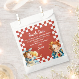 Alice in ONEderland 1st Birthday Thank You Geschenktütchen