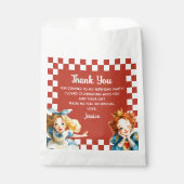 Alice in ONEderland 1st Birthday Thank You Geschenktütchen (Vorderseite)