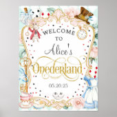 Alice in Onederland, das Begrüßungszeichen von 1. Poster (Vorne)