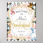 Alice in Onederland, das Begrüßungszeichen von 1. Poster (Vorne)