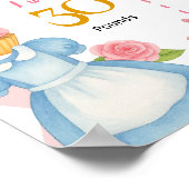 Alice in Onederland Erstes Jahr Foto Meilenstein Poster (Ecke)