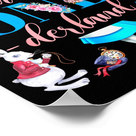 Alice In Onederland Family Mommy Of The Birthday G Poster (Ecke)