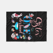 Alice In Onederland Family Sister Of The Birthday  Fleecedecke (Vorderseite (Horizontal))