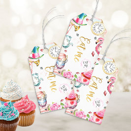 Alice in Onederland Gefälligungstags Geschenkanhänger