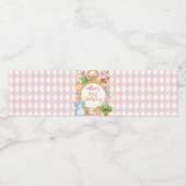 Alice in Onederland Tea Party Geburtstag Wasserflaschenetikett (Einzelnes Label)