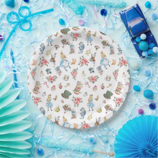 Alice in Onederland Themed Paper-Tellern Pappteller (Party)