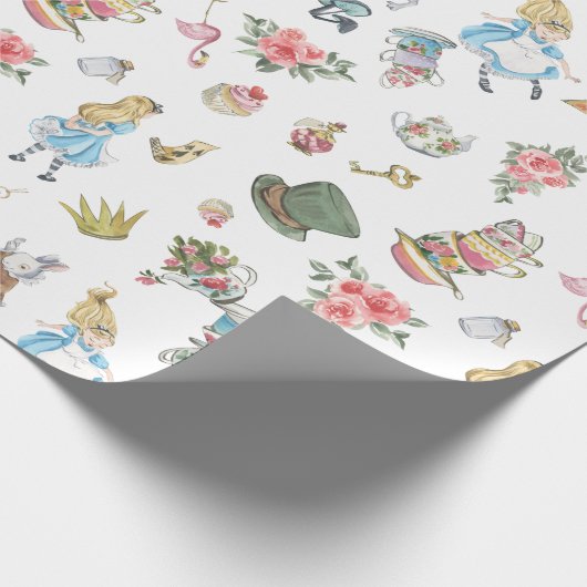 Alice in Onederland - Themed Wrapping Paper Geschenkpapier (Ecke)