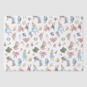 Alice in Onederland-Themenpapier Seidenpapier