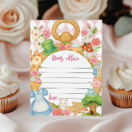 Alice in Onederland Time Capsule Note Card Dankeskarte