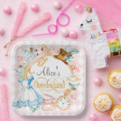 Alice in Onederland verrückter Hassentee Party Geb Pappteller (Party)