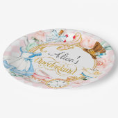 Alice in Onederland, wahnsinniger Hasser Tee Party Pappteller (Schrägansicht)