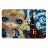"Alice in the Starry Night" Flex Magnet (Horizontal)