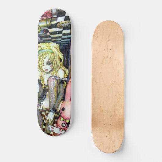 Alice in Wonderhell Skateboard (Vorderseite)