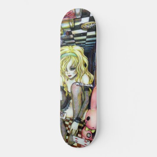 Alice in Wonderhell Skateboard (Vorderseite)