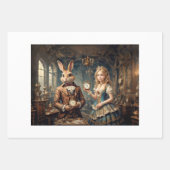 Alice in Wonderland and The March Hare - Decoupage Geschenkpapier Set (Vorderseite 2)
