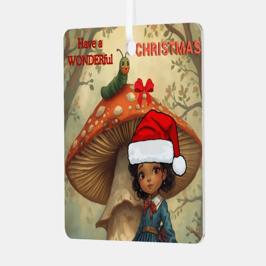 Alice in Wonderland Caterpillar Christmas Ornament (Vorderseite links)