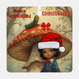 Alice in Wonderland Caterpillar Christmas Ornament Aus Metall