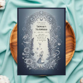 Alice in Wonderland Celestial Birthday Einladung