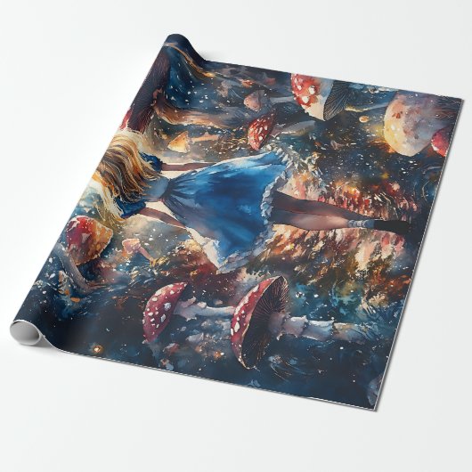 Alice in Wonderland Decoupage Geschenkpapier (Ungerollt)