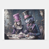 Alice in Wonderland Decoupage Geschenkpapier Set (Vorderseite)